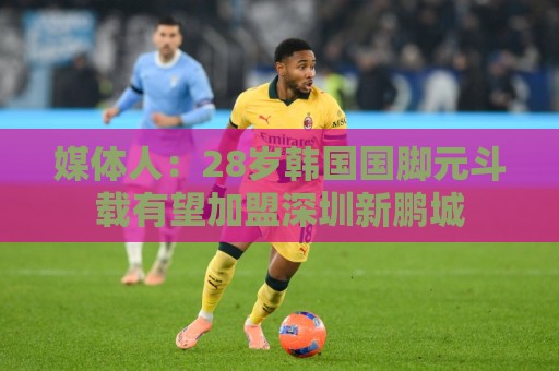 媒体人：28岁韩国国脚元斗载有望加盟深圳新鹏城