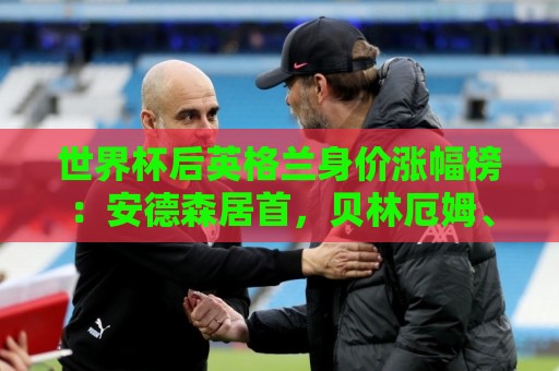 世界杯后英格兰身价涨幅榜:安德森居首,贝林厄姆、罗杰斯前三 世界杯后英格兰身价涨幅榜:安德森居首,贝林厄姆、罗杰斯前三